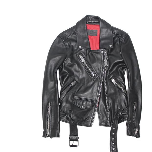 올세인츠 쉽스킨 빌리바이커 레더 자켓