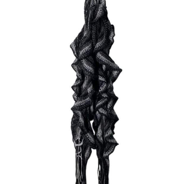 빈티지 프릴 머플러