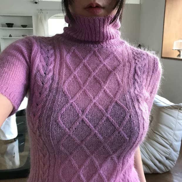vintage turtle neck knit