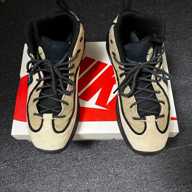 나이키 x 스투시 에어 페니 2 라탄 앤 라임스톤