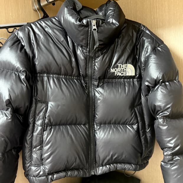 (W) 노스페이스 화이트라벨 눕시 숏 자켓 블랙(s)