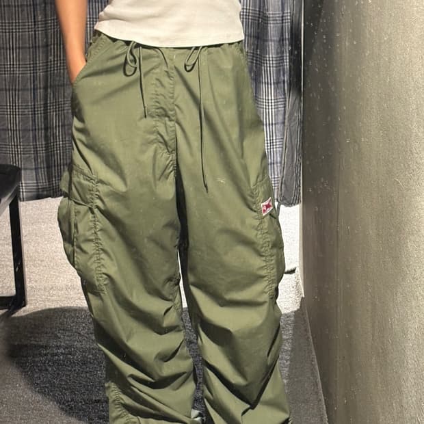 프릭스스토어 JP 카키 파라슈트 M65 팬츠 트랙 카고바지