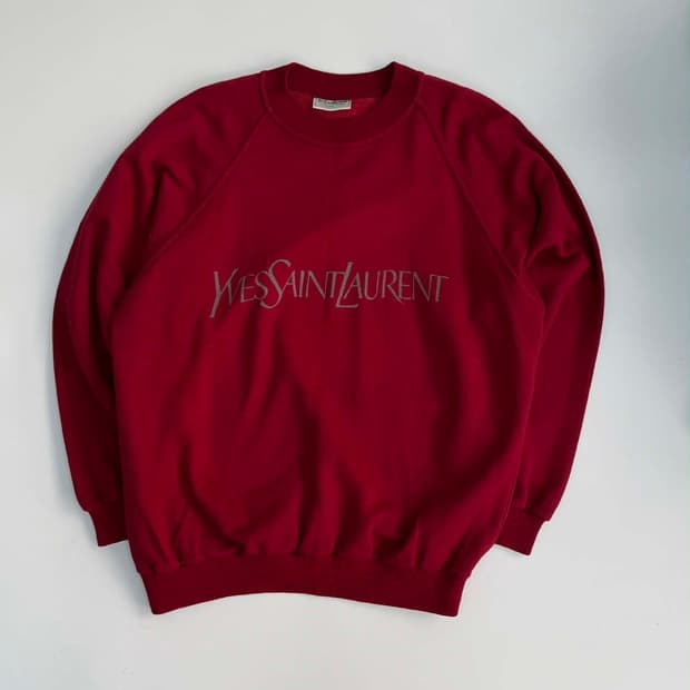 90s 입생로랑 YSL 빈티지 니트 맨투맨