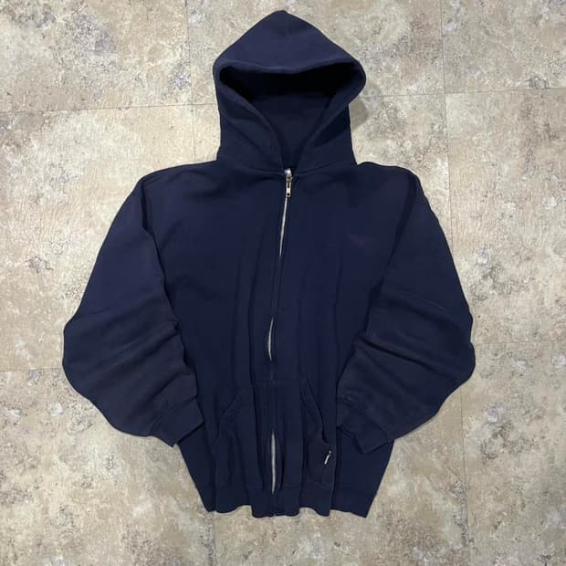 러셀 애슬레틱 스웻 후드집업 네이비