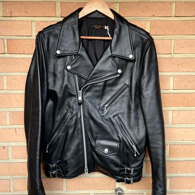 [M] 디아프바인 양가죽 더블 라이더 자켓 새상품 데드스탁