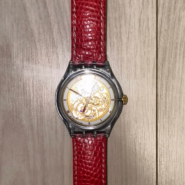 Swatch 1993 skeleton
