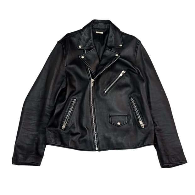 토니웩 송아지 가죽 라이더 자켓