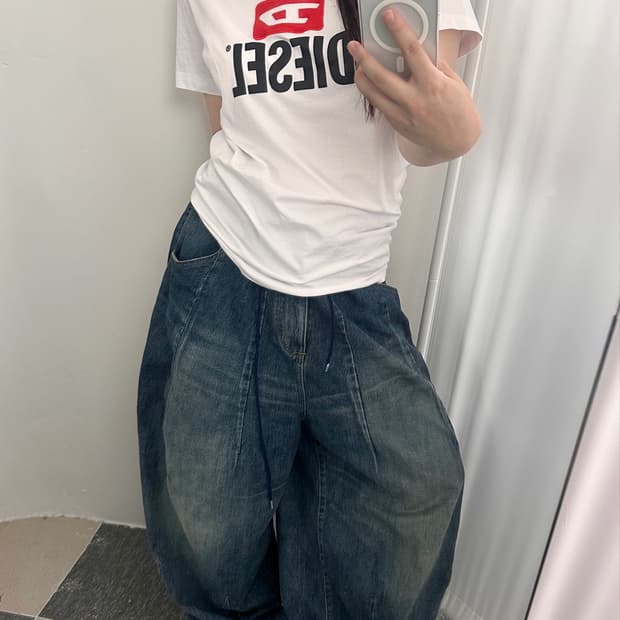 디젤 빅로고 반팔티