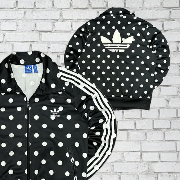 아디다스 파이어버드 도트 빈티지 져지 우먼L