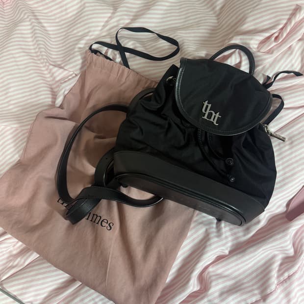 쓰리타임즈 아콘 백팩 블랙