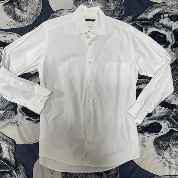  에르메네질도제냐 화이트셔츠 L사이즈 