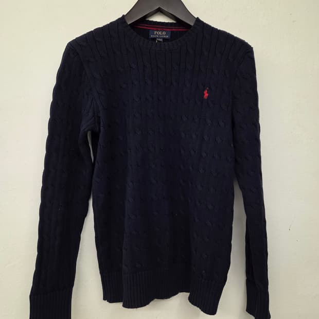 폴로랄프로렌 꽈배기 니트