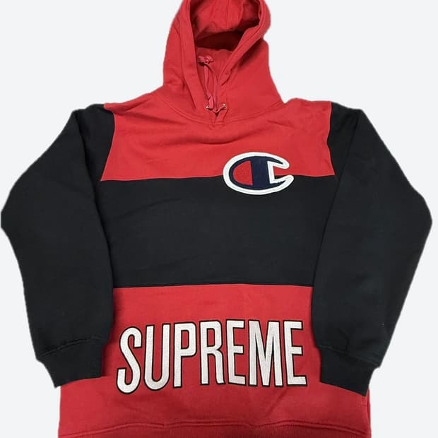 슈프림 챔피온 콜라보 후드티 M