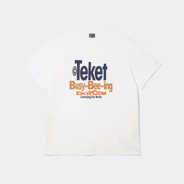 테켓(teket) 로고 티셔츠 화이트
