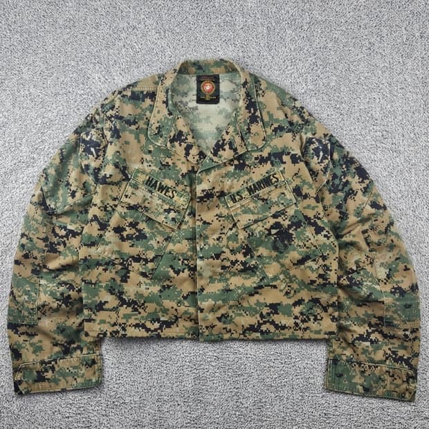 US 마린 USMC 크롭 커스텀 필드 셔츠 ( M ) / 11625