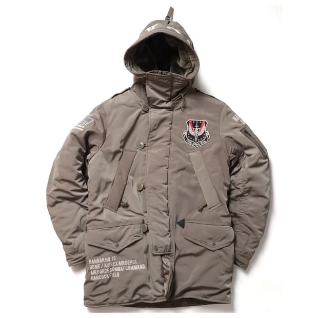 아비렉스 Avirex N3B Down Parka Jacket 
