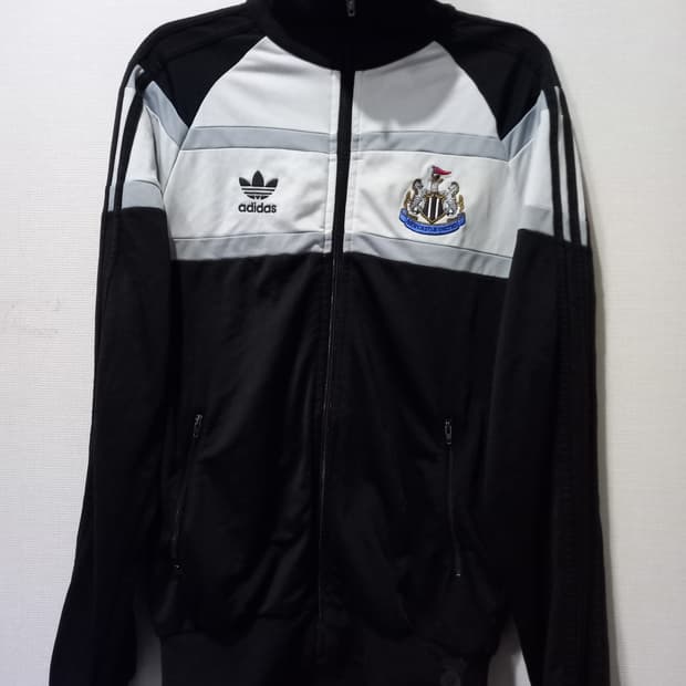 아디다스 뉴캐슬 유나이티드 블랙 트랙탑 저지 져지집업 90/S