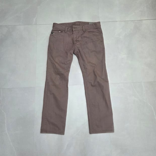 디젤 자타니 마론 색 팬츠 34×32