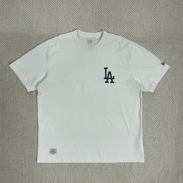 뉴에라 LA다저스 반팔티 화이트 XL