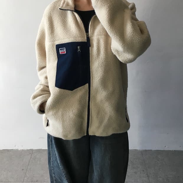 리바이스 포켓 후리스