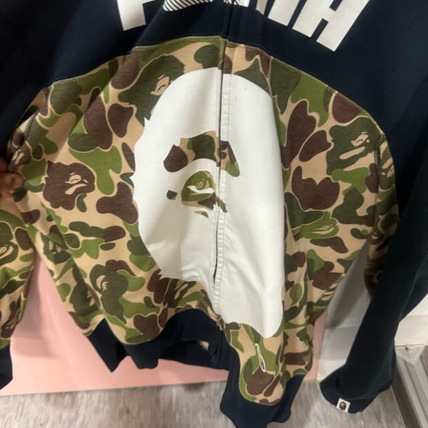 베이프x퓨마 후드집업 L