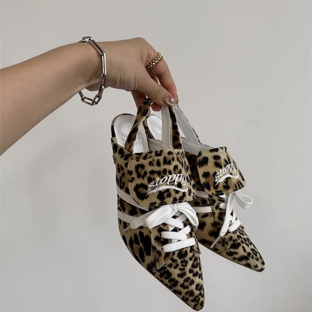 일본브랜드 레오파드 힐