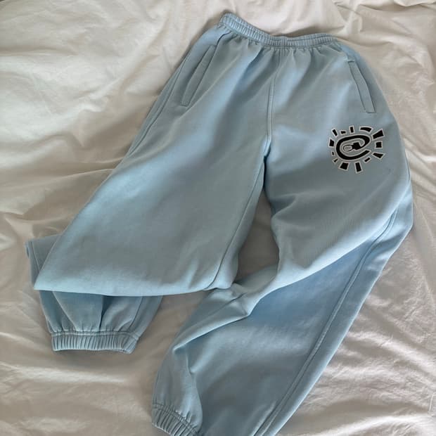 Adwysd 스웻팬츠 라이트블루