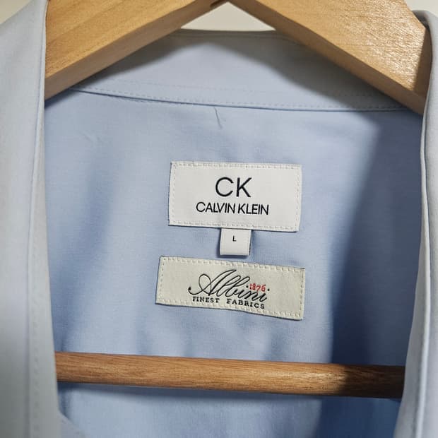 ck 하늘색 셔츠 L