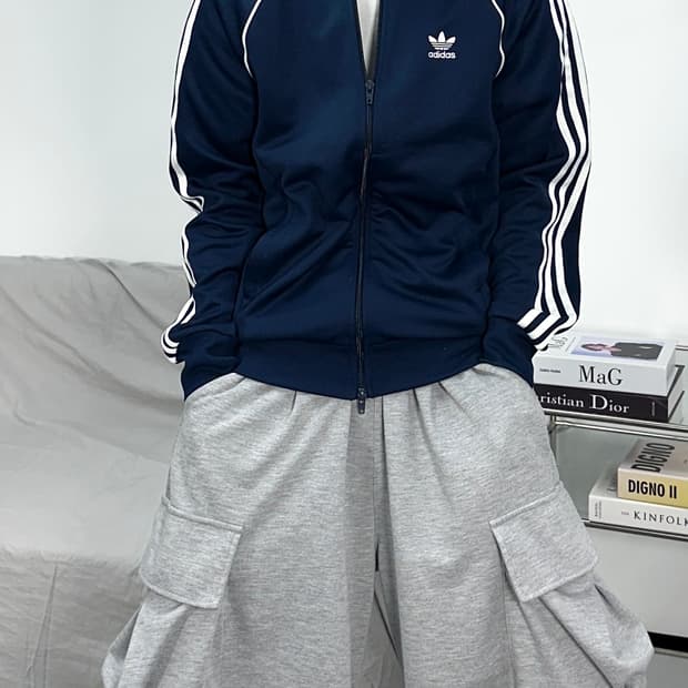 아디다스 슈퍼스타 트랙탑 져지 L 