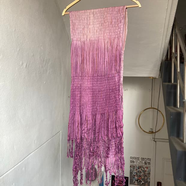 모리걸 포도 머플러