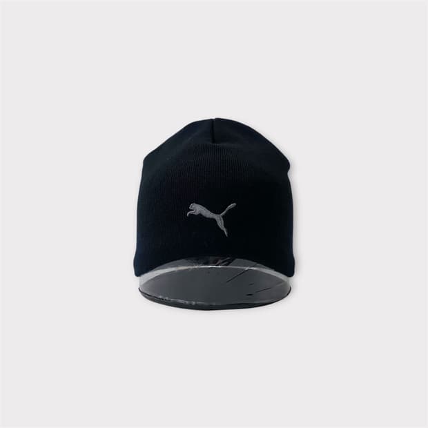 푸마 그레이 자수 로고 블랙 비니 (1804)