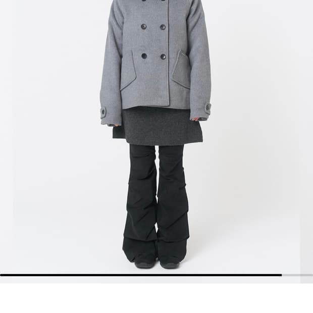 미세키서울 셔링 부츠컷 팬츠 Shirring bootscut pants