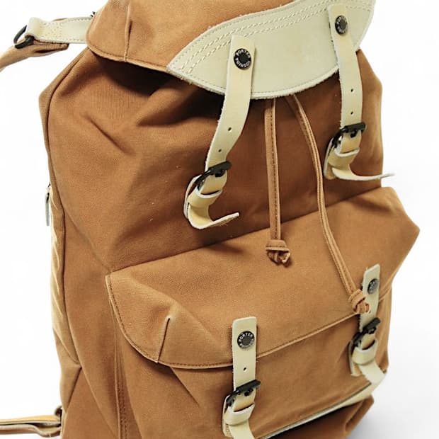 요시다 포터 캔버스 소가죽 백팩