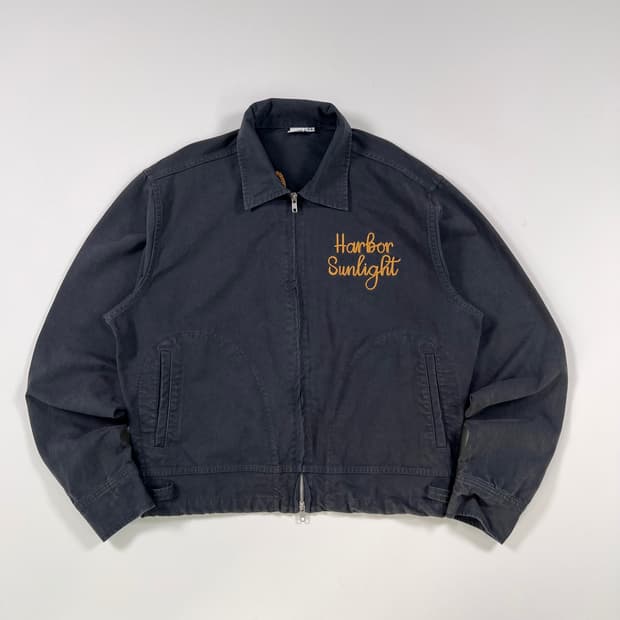 PARTIMENTO 네이비 자수 재킷