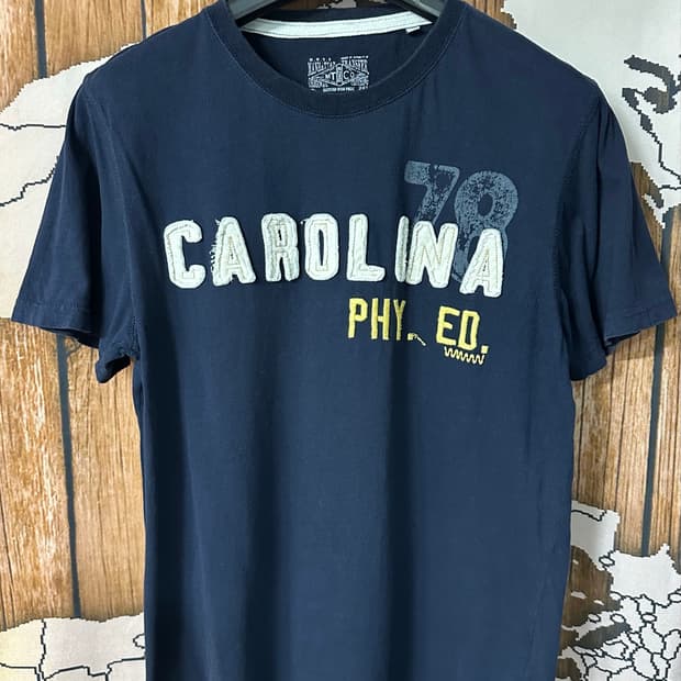 맨해튼 트랜스퍼 CAROLINA 78 반팔티 L 일본빈티지