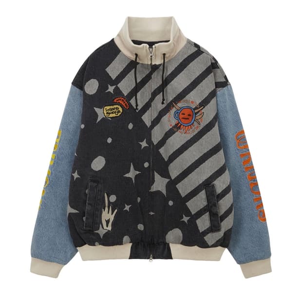 인세인게러지 위캔더스 데님 봄버 자켓 L 새상품