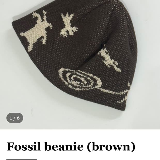 Mascompany Fossil beanie