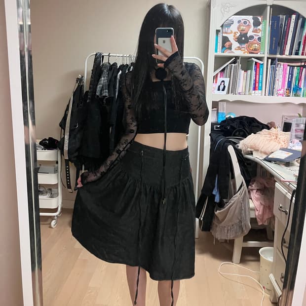 블랙 시크 코디셋