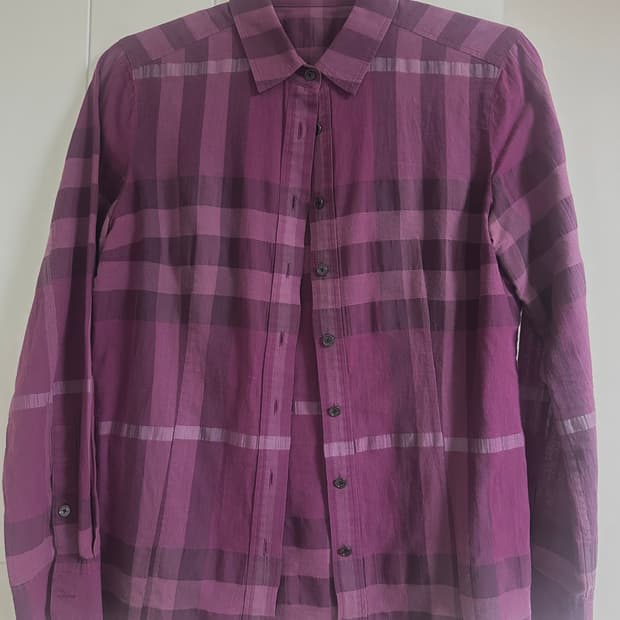 버버리 체크 셔츠