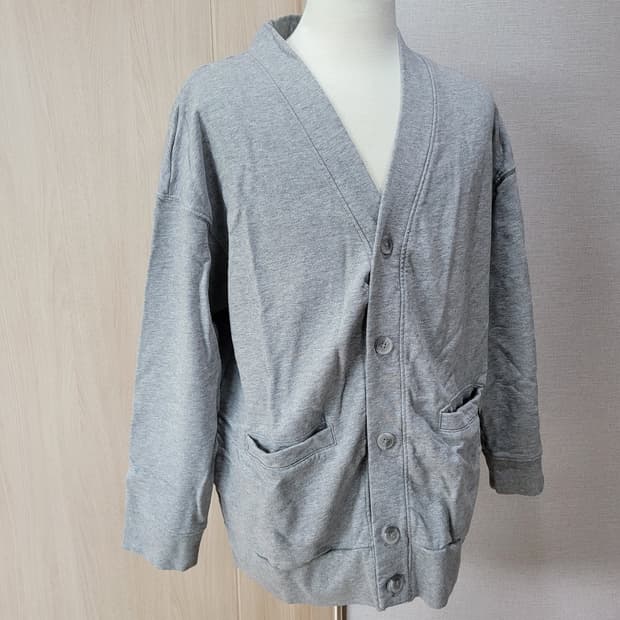 스파오 SPAO 남자 가디건 XL 그레이