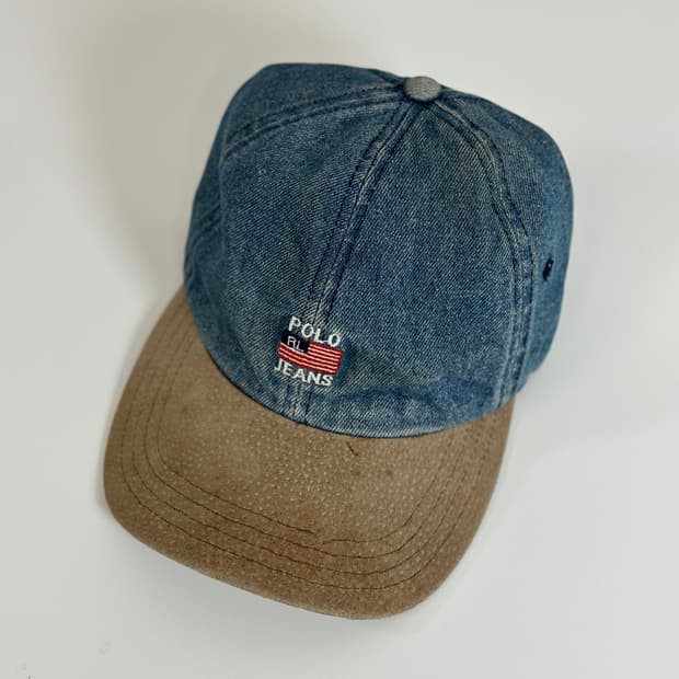 90s 폴로 진스 데님 볼캡 