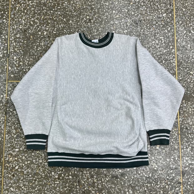 90s USA 챔피온 리버스위브 링거 스웻셔츠 L