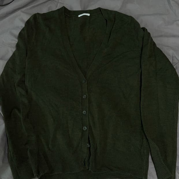 japanese vintage 빈티지 가디건 카키