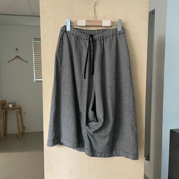 꼼데가르송 블랙 팬츠 스커트