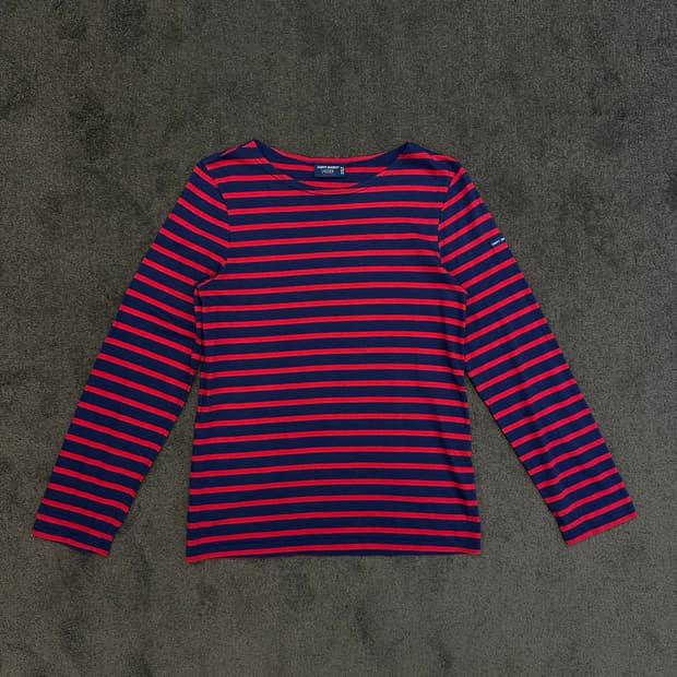 세인트 제임스 스트라이프 긴팔 티셔츠 S