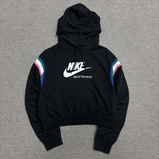 나이키 스포츠웨어 크롭 후드티 v1735