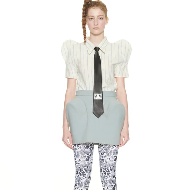 pushbutton HUMP SHOULDER SHIRT 퍼프 셔츠