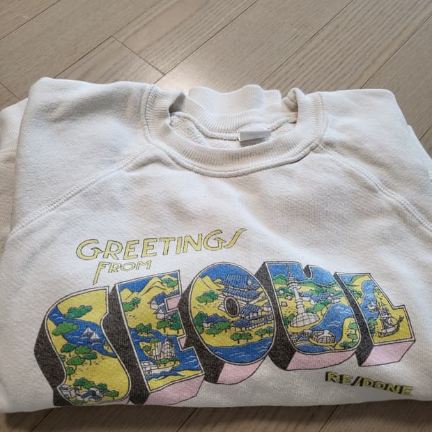 리던 서울 맨투맨티셔츠 xs사이즈