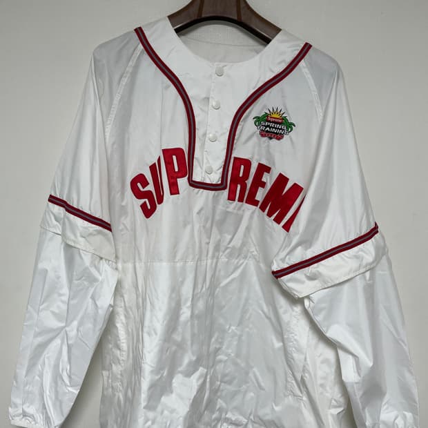 슈프림 스냅 베이스볼 자켓 xxl