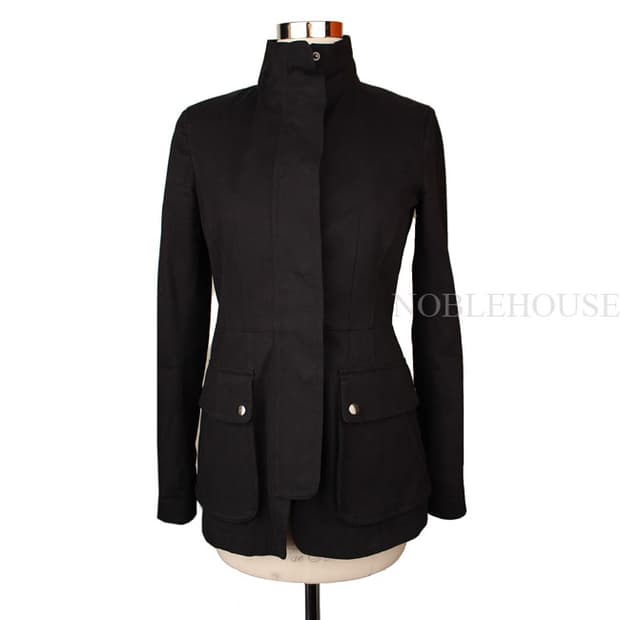 띠어리 블랙 슬림 집업 자켓 2